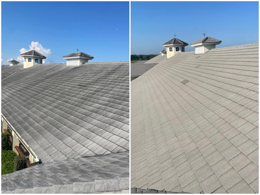 Cleaning Asphalt Roof Shingles